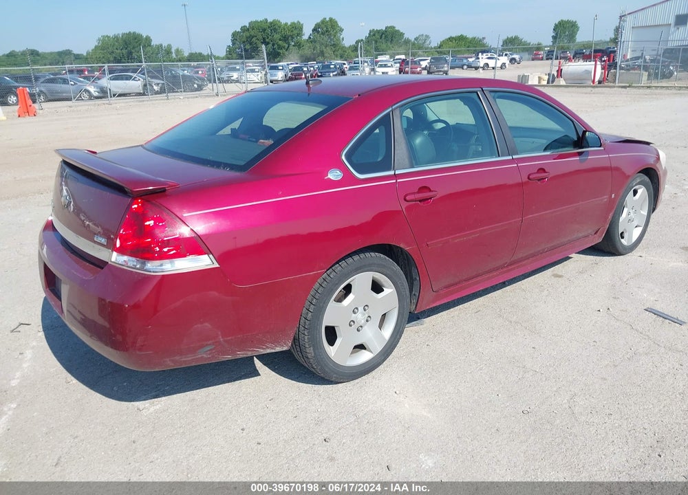2008 CHEVROLET IMPALA LT VIN: 2G1WV58K781344870