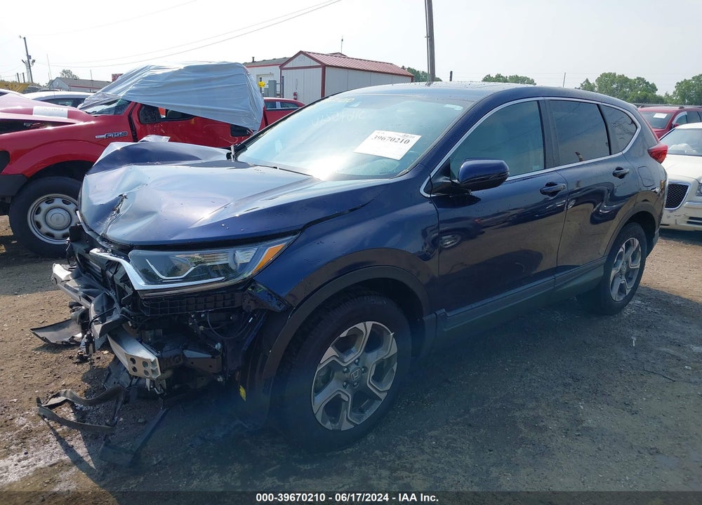 2019 HONDA CR-V EX-L VIN: 2HKRW2H86KH652011