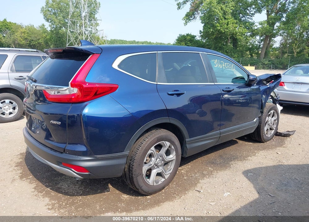 2019 HONDA CR-V EX-L VIN: 2HKRW2H86KH652011