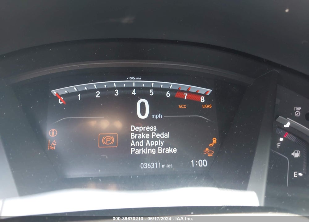 2019 HONDA CR-V EX-L VIN: 2HKRW2H86KH652011