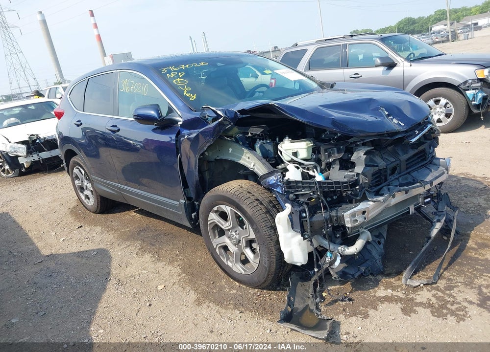 2019 HONDA CR-V EX-L VIN: 2HKRW2H86KH652011