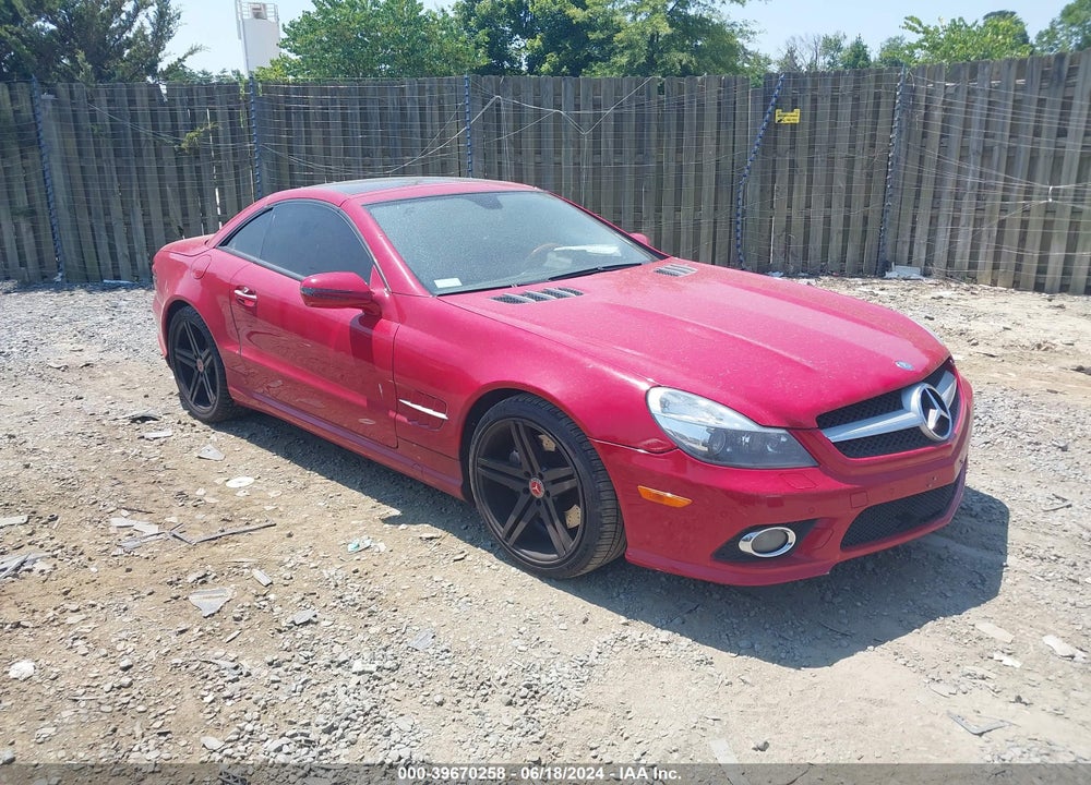 2009 MERCEDES-BENZ SL 550 VIN: WDBSK71F39F148702