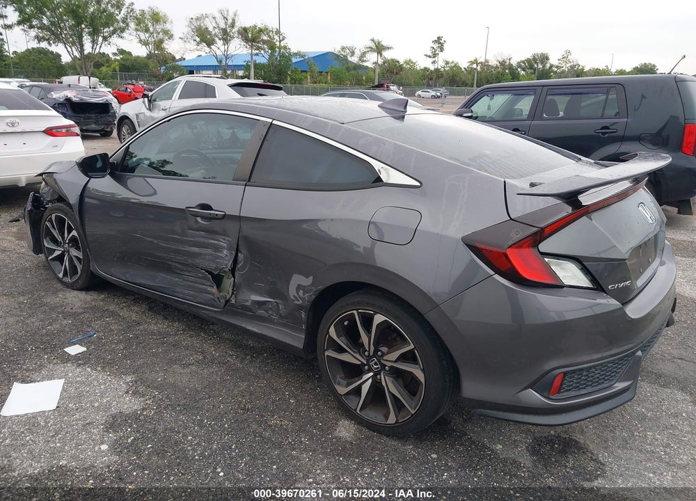 2018 HONDA CIVIC SI VIN: 2HGFC3A58JH756638