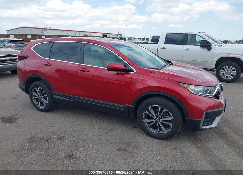 2022 HONDA CR-V AWD EX VIN: 2HKRW2H55NH652446