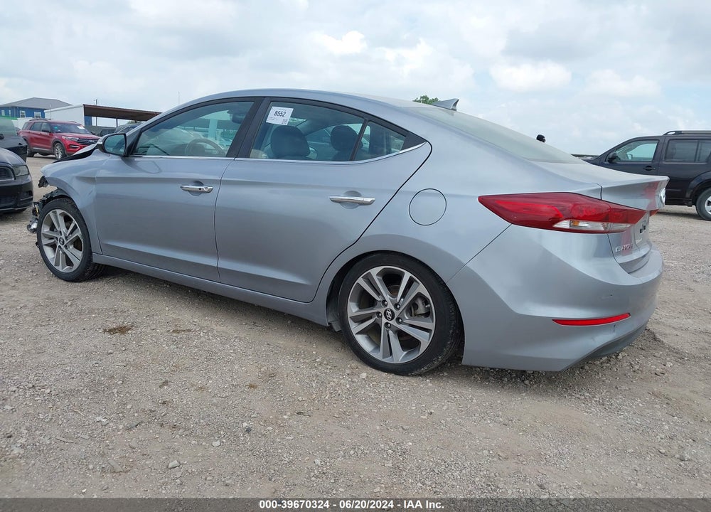 2017 HYUNDAI ELANTRA LIMITED VIN: 5NPD84LF3HH090650