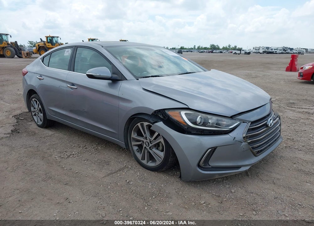 2017 HYUNDAI ELANTRA LIMITED VIN: 5NPD84LF3HH090650