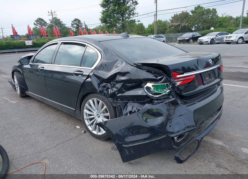 2017 BMW 740I VIN: WBA7E2C54HG739178