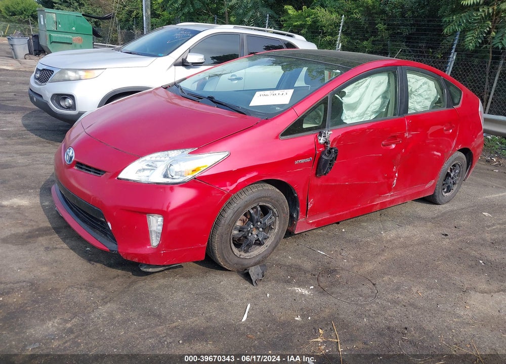 2013 TOYOTA PRIUS THREE VIN: JTDKN3DUXD1714419