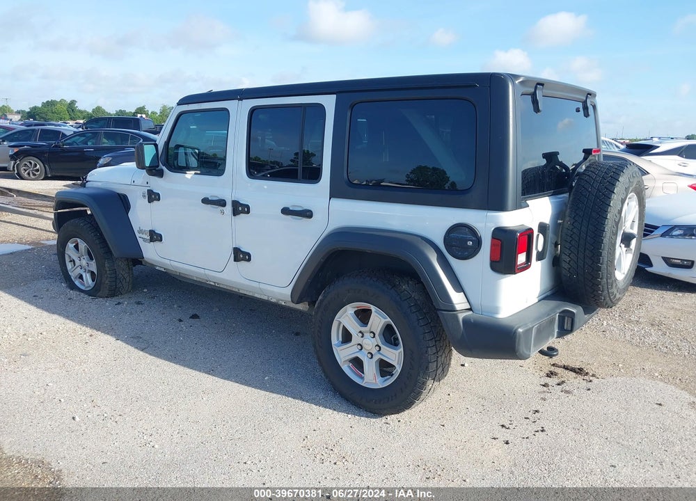 2020 JEEP WRANGLER UNLIMITED SPORT S 4X4 VIN: 1C4HJXDG9LW298016