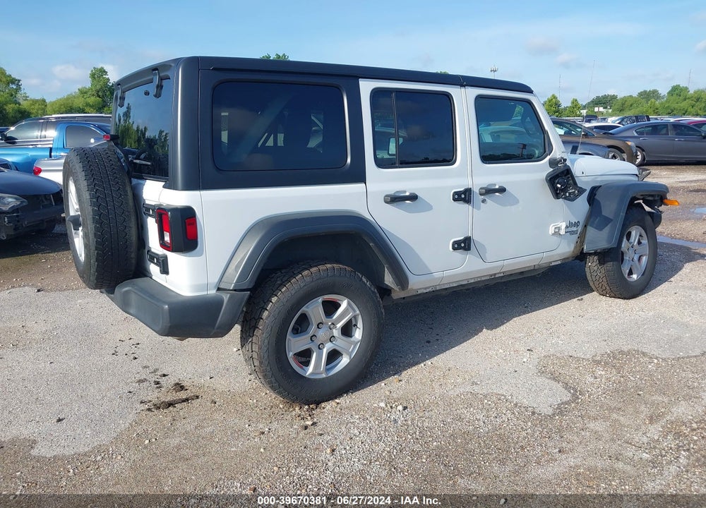 2020 JEEP WRANGLER UNLIMITED SPORT S 4X4 VIN: 1C4HJXDG9LW298016