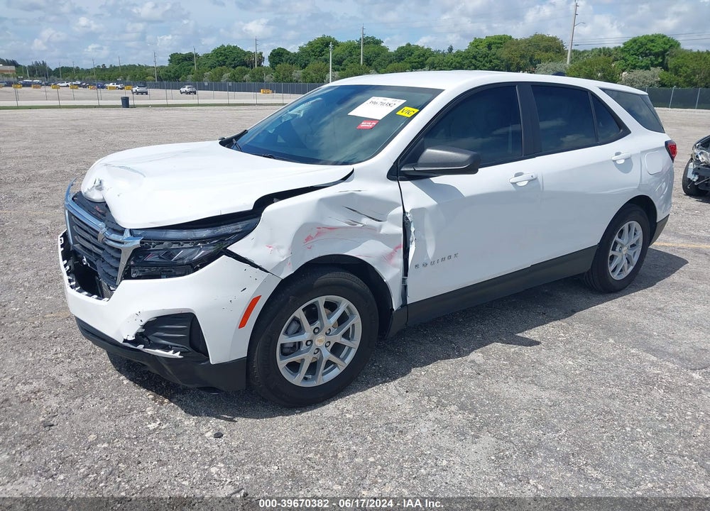 2023 CHEVROLET EQUINOX FWD LS VIN: 3GNAXHEG3PL162696