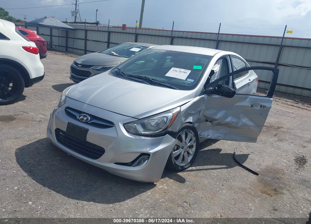 2012 HYUNDAI ACCENT GLS VIN: KMHCU4AE1CU054841