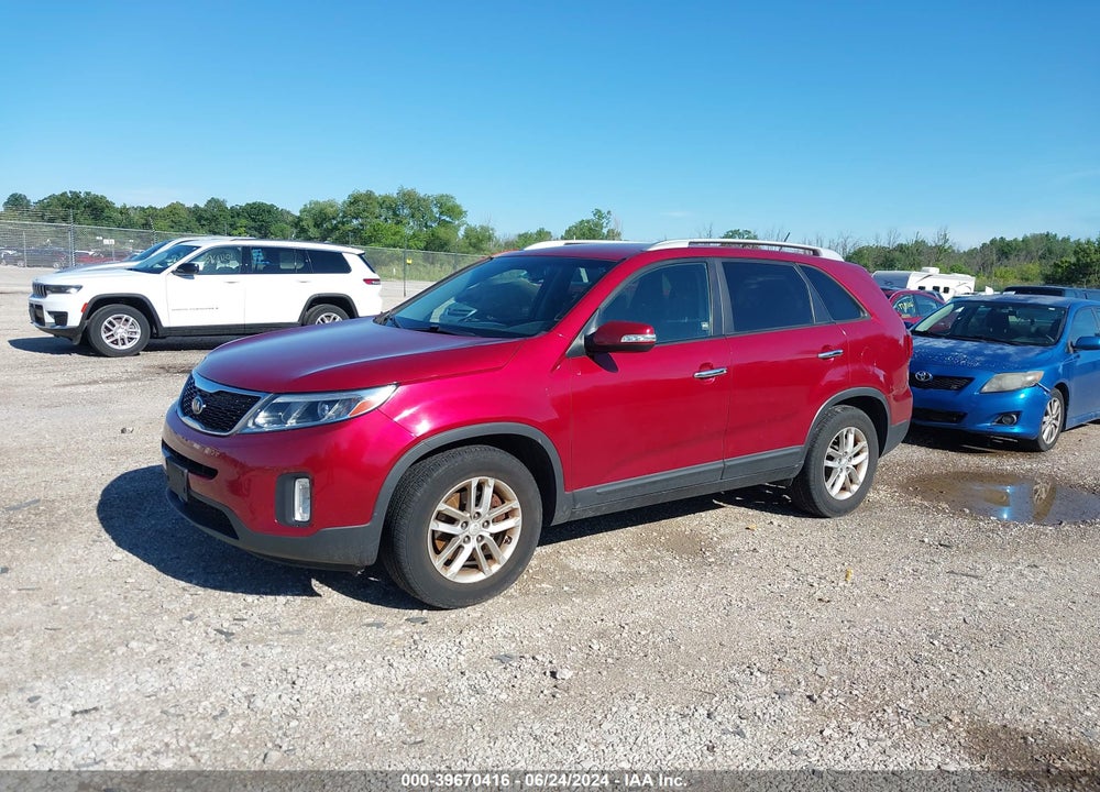 2014 KIA SORENTO LX VIN: 5XYKT4A64EG464498