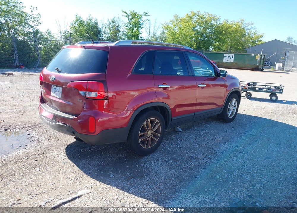 2014 KIA SORENTO LX VIN: 5XYKT4A64EG464498