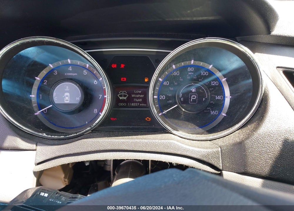 2014 HYUNDAI SONATA GLS VIN: 5NPEB4AC0EH940602