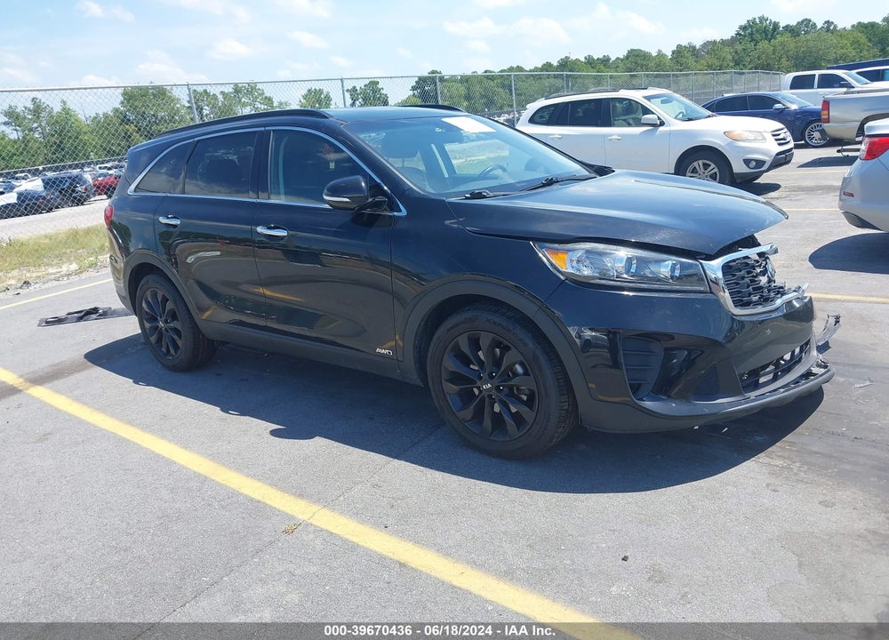 2019 KIA SORENTO 3.3L S VIN: 5XYPGDA56KG586454