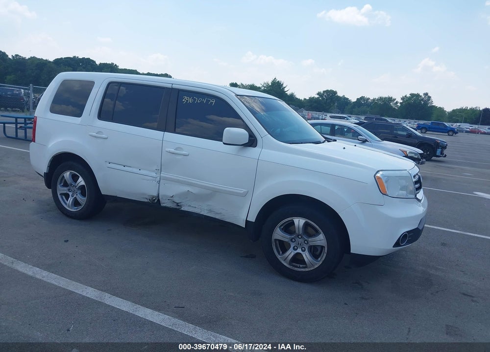 2013 HONDA PILOT EX-L VIN: 5FNYF3H54DB042651