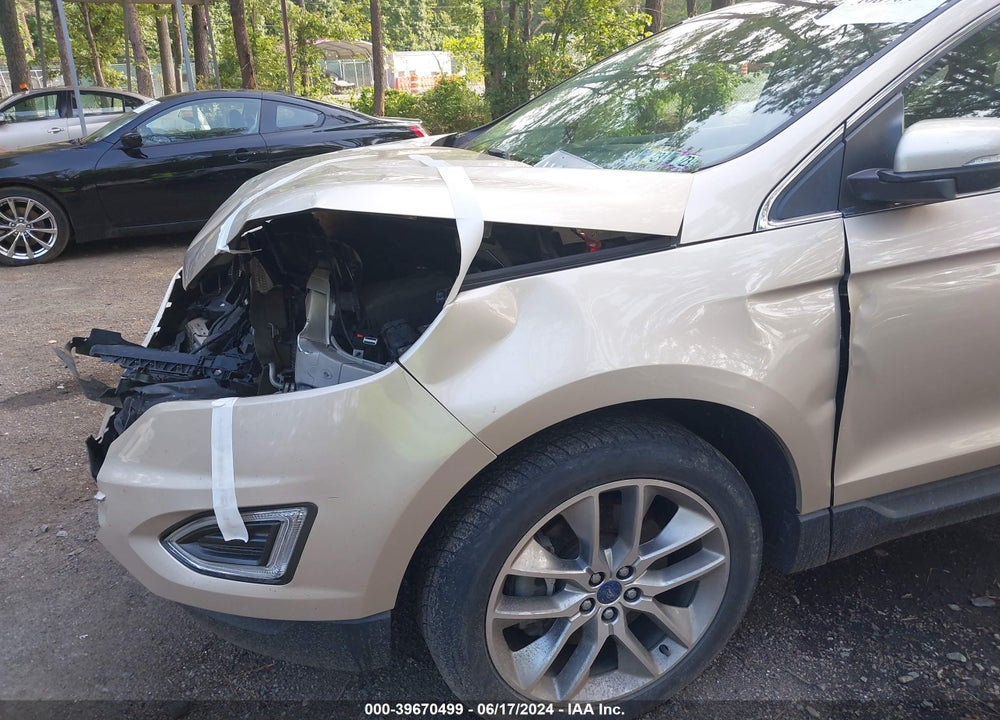 2017 FORD EDGE TITANIUM VIN: 2FMPK4K98HBC25591