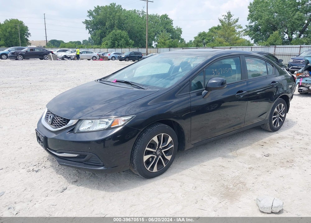 2013 HONDA CIVIC EX VIN: 19XFB2F81DE082198