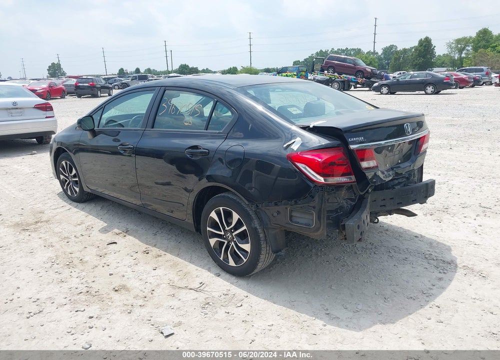 2013 HONDA CIVIC EX VIN: 19XFB2F81DE082198