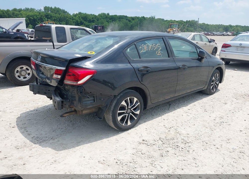 2013 HONDA CIVIC EX VIN: 19XFB2F81DE082198
