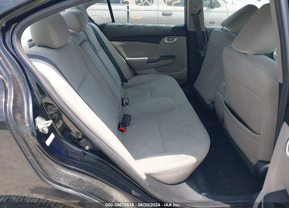 2013 HONDA CIVIC EX VIN: 19XFB2F81DE082198