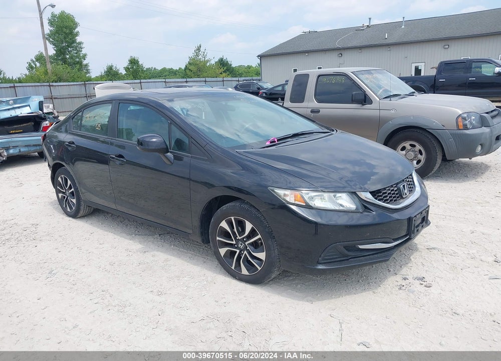 2013 HONDA CIVIC EX VIN: 19XFB2F81DE082198