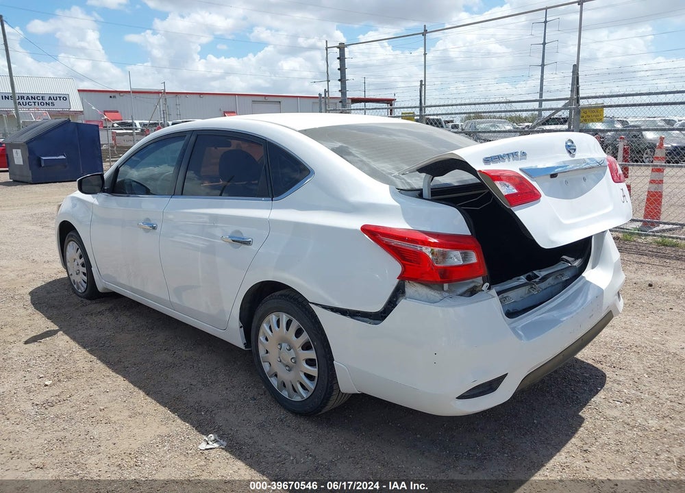 2018 NISSAN SENTRA S VIN: 3N1AB7AP7JY216196