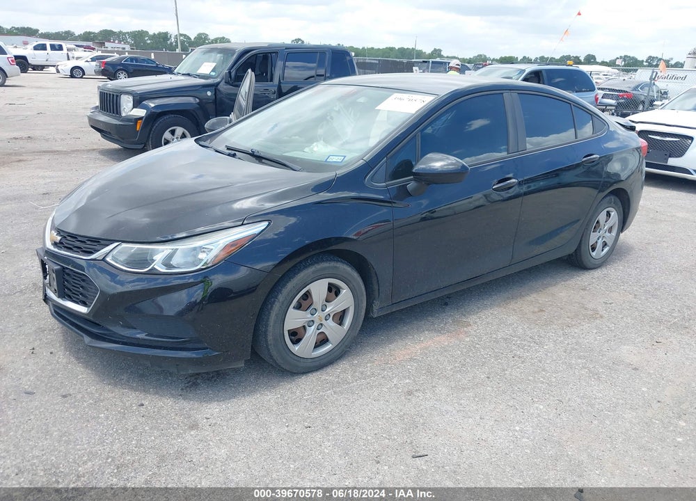 2017 CHEVROLET CRUZE LS AUTO VIN: 1G1BC5SM8H7166906
