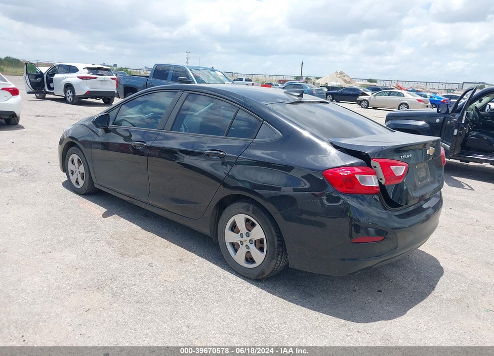 2017 CHEVROLET CRUZE LS AUTO VIN: 1G1BC5SM8H7166906
