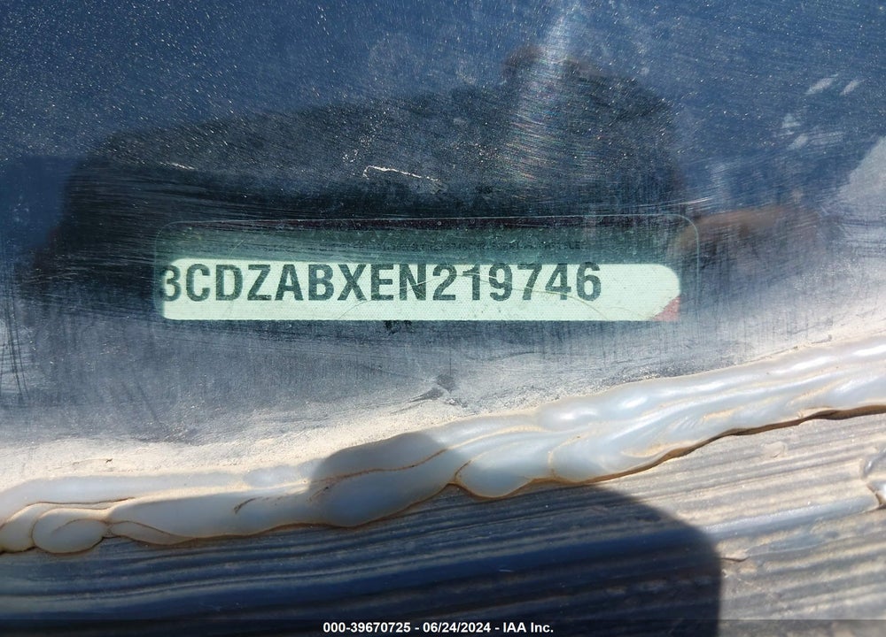 2014 DODGE AVENGER SE VIN: 1C3CDZABXEN219746