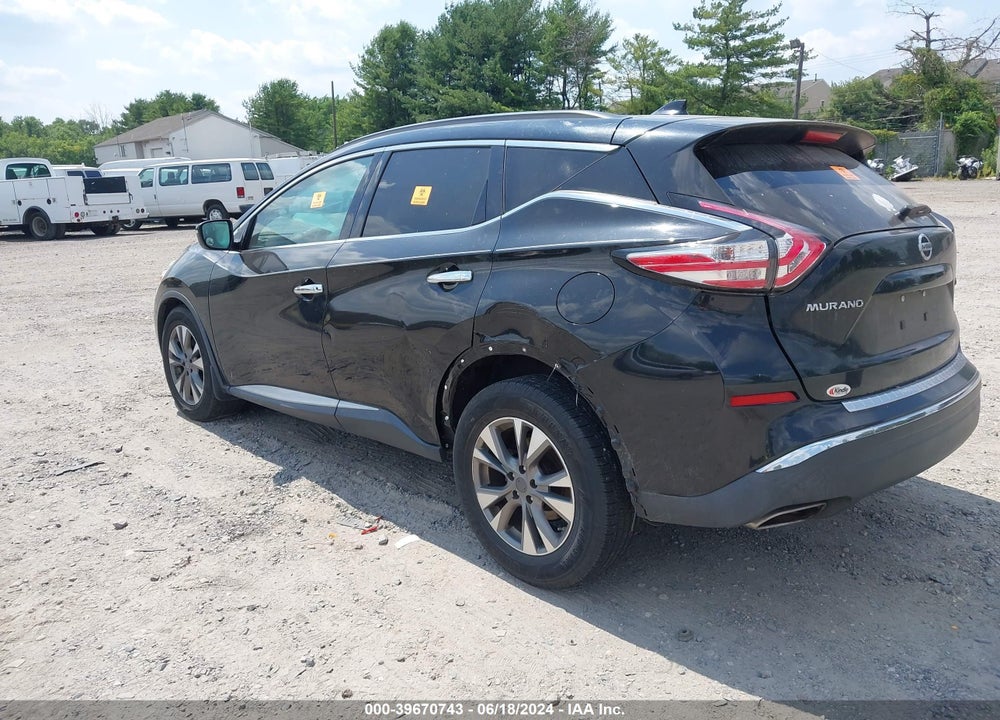 2017 NISSAN MURANO SV VIN: 5N1AZ2MH6HN148637