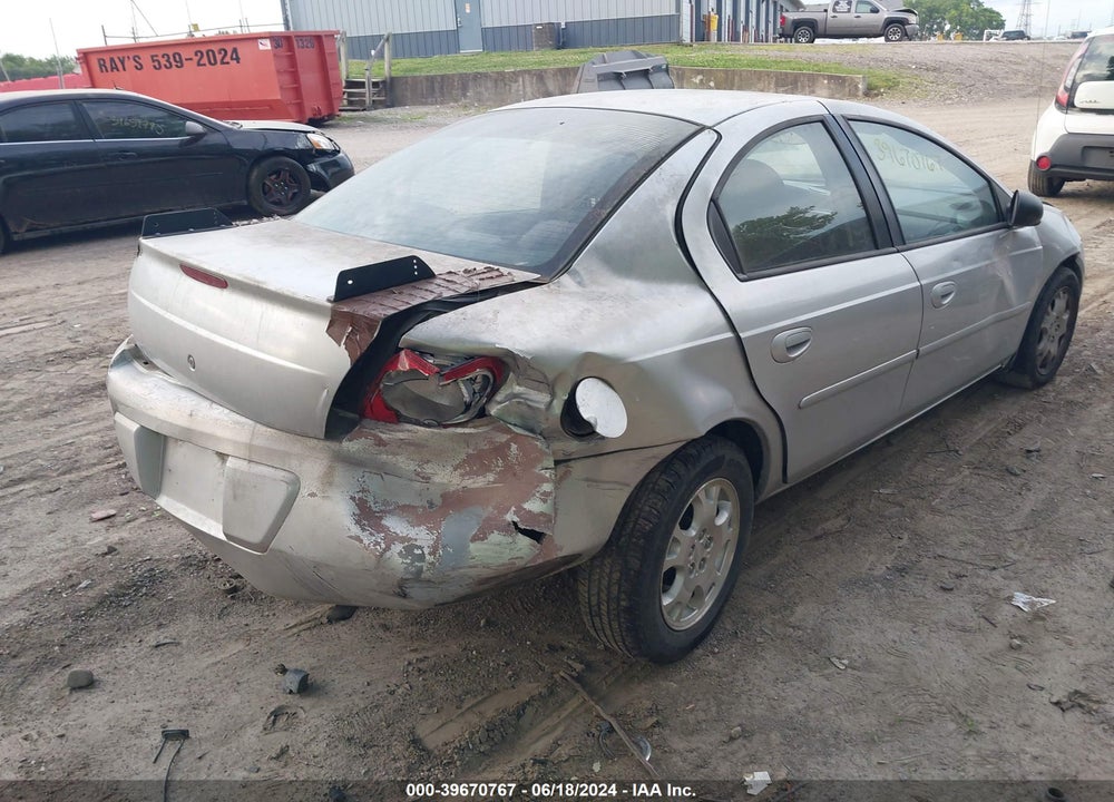 2003 DODGE NEON SXT VIN: 1B3ES56C03D138201
