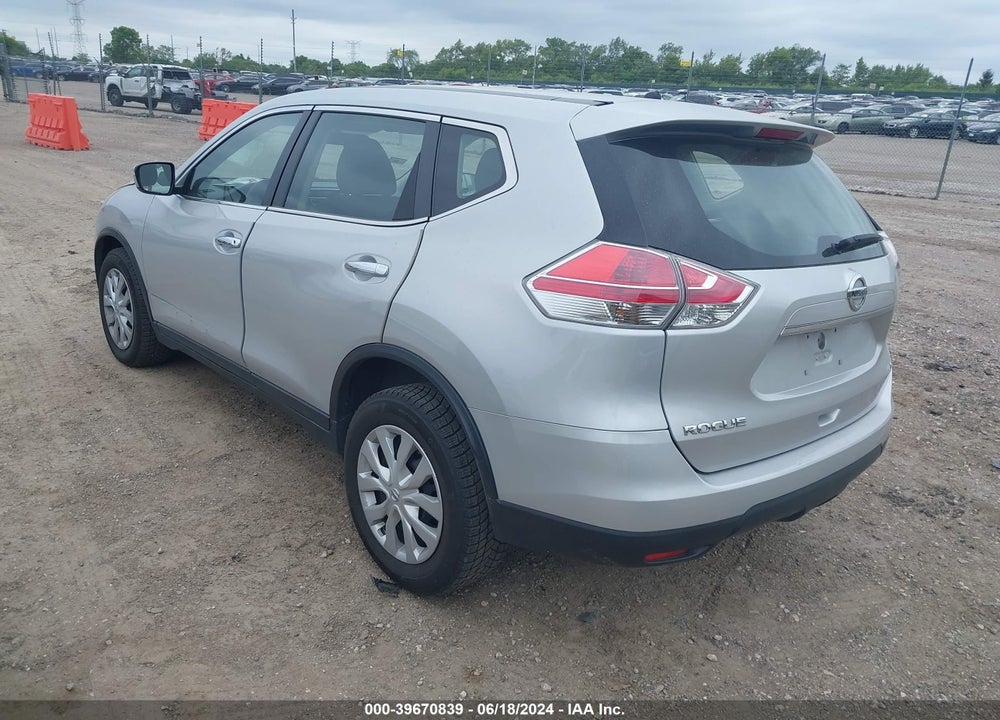 2015 NISSAN ROGUE S VIN: KNMAT2MV4FP502667