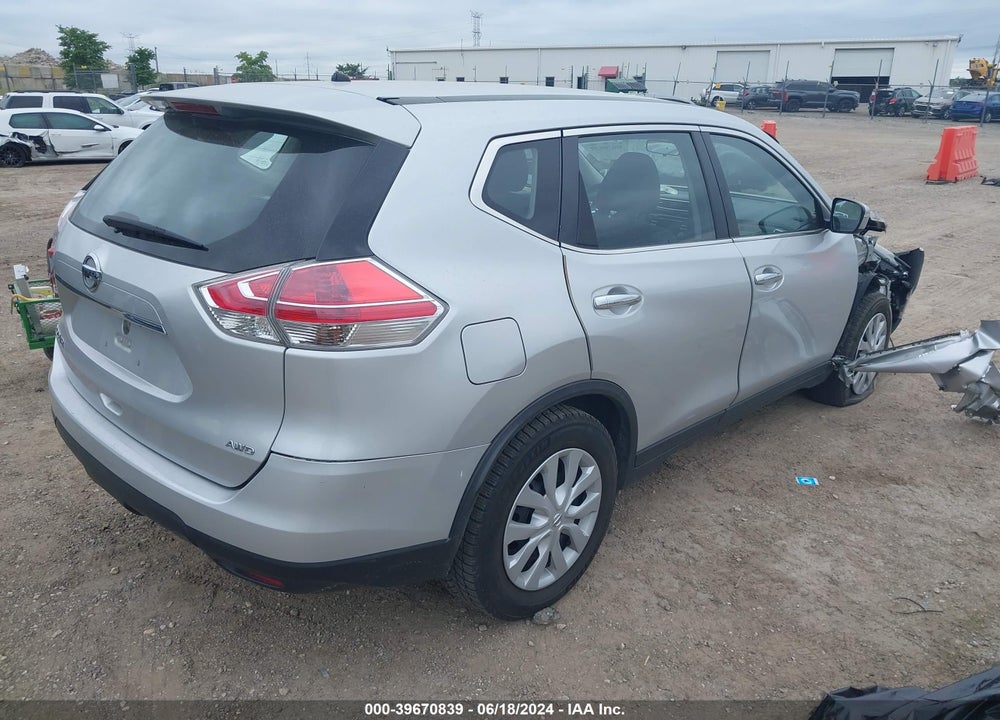 2015 NISSAN ROGUE S VIN: KNMAT2MV4FP502667
