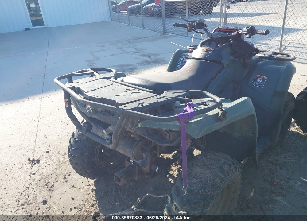 2021 CAN-AM OUTLANDER 450/450 DPS/MOSSY OAK HUNTING EDITION 450 DPS VIN: 3JBLGAR41MJ004134