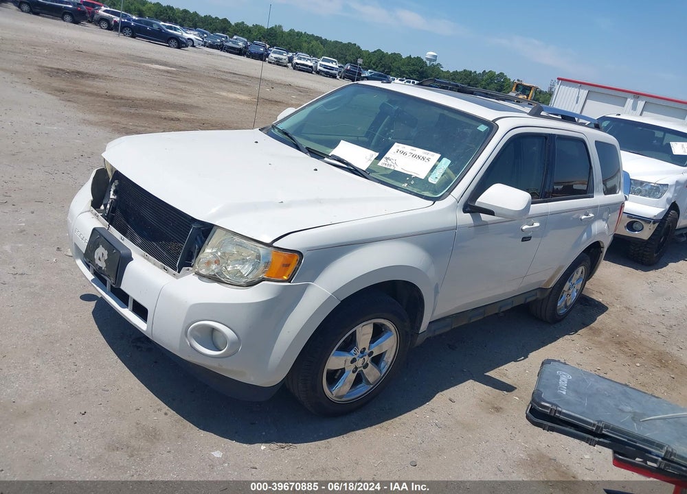 2012 FORD ESCAPE LIMITED VIN: 1FMCU9EG6CKB48833