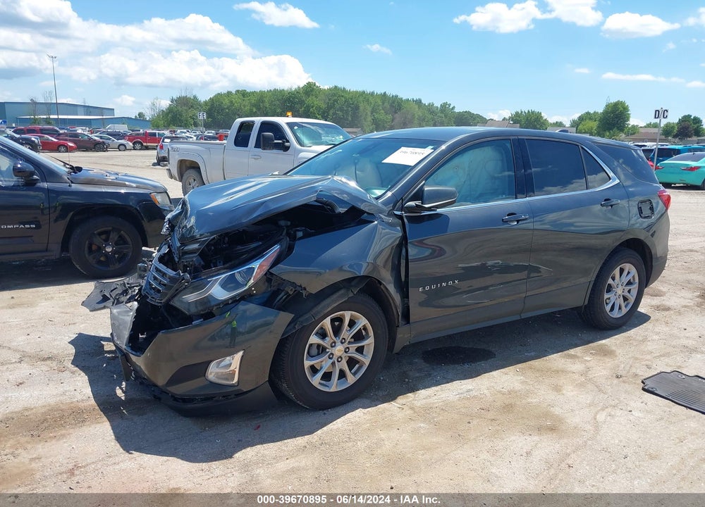 2020 CHEVROLET EQUINOX AWD LT 1.5L TURBO VIN: 2GNAXUEV7L6204776