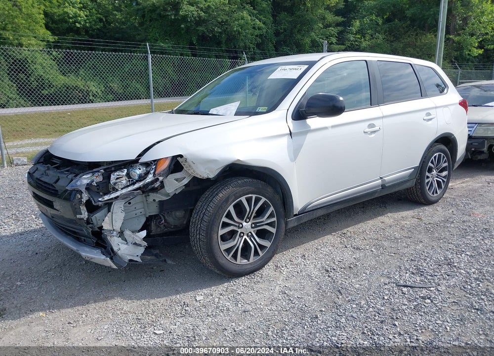 2017 MITSUBISHI OUTLANDER ES VIN: JA4AZ2A36HZ069291