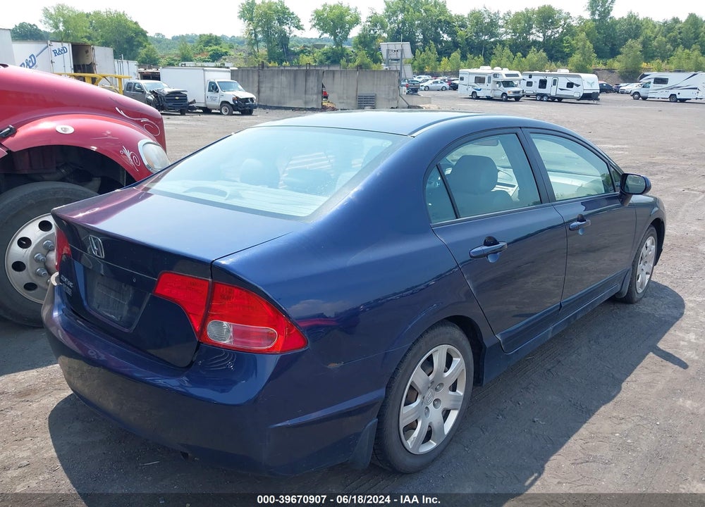2008 HONDA CIVIC LX VIN: 1HGFA16598L091457