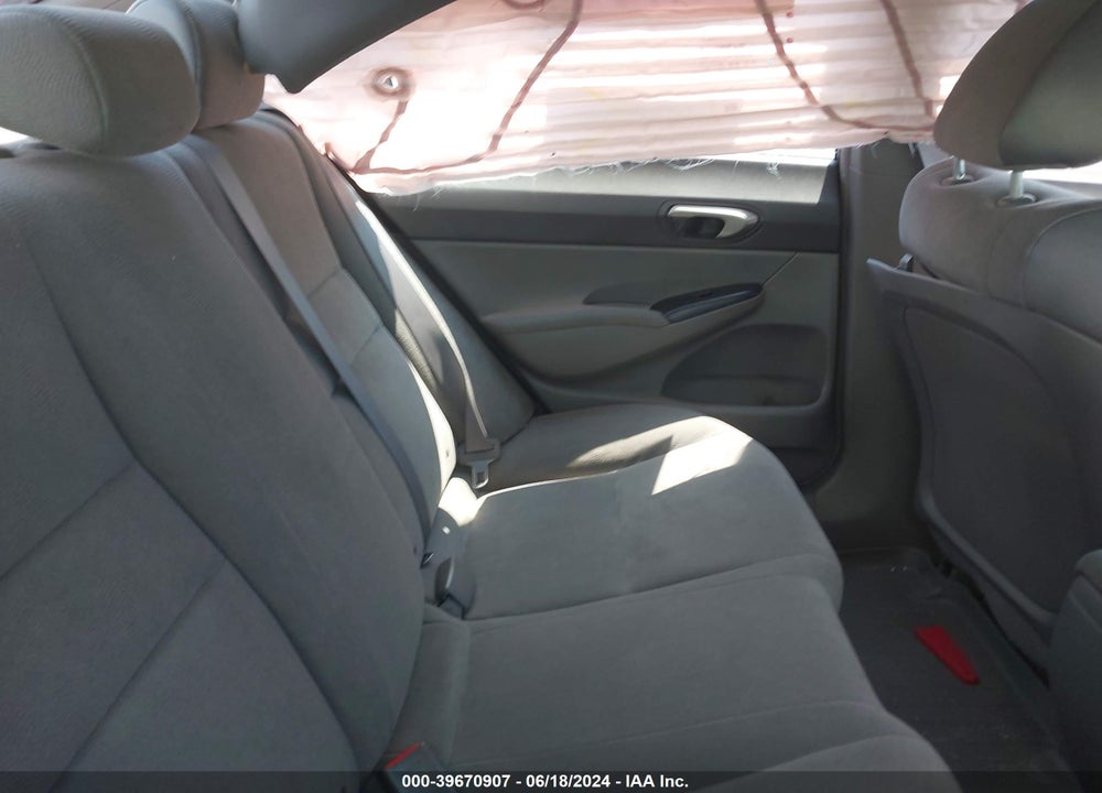 2008 HONDA CIVIC LX VIN: 1HGFA16598L091457