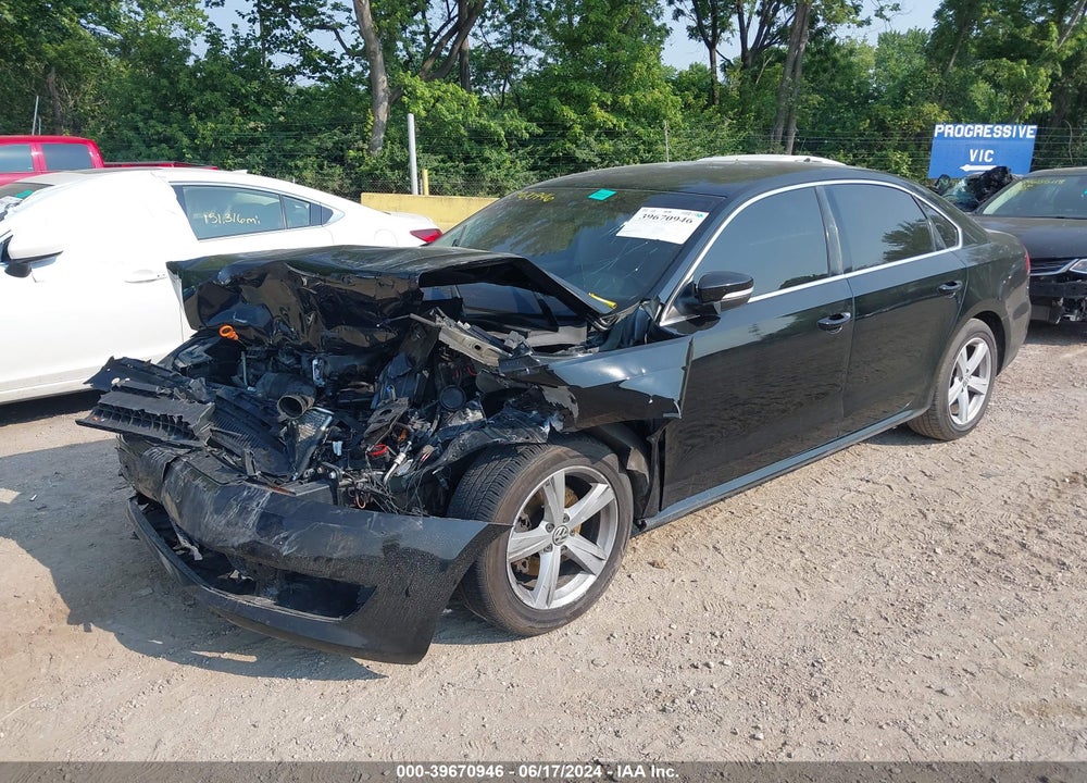 2012 VOLKSWAGEN PASSAT 2.5L SE VIN: 1VWBP7A31CC107967