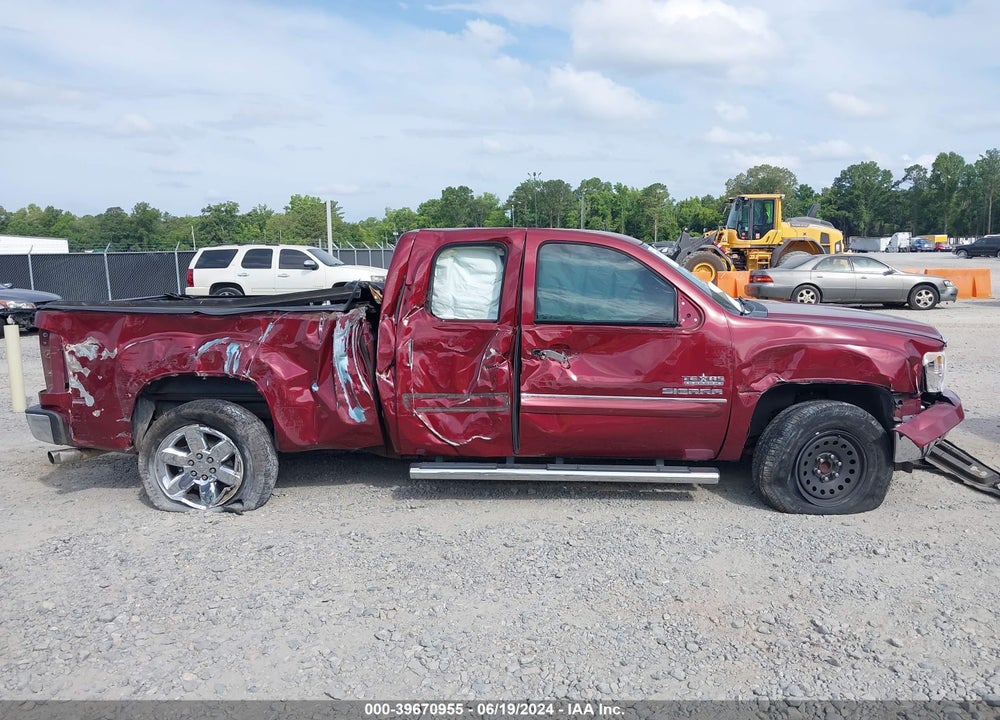 2013 GMC SIERRA 1500 SLE VIN: 1GTR1VE07DZ280351
