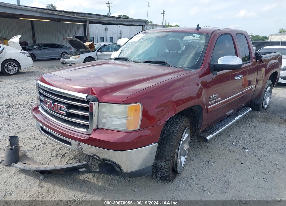 2013 GMC SIERRA 1500 SLE VIN: 1GTR1VE07DZ280351