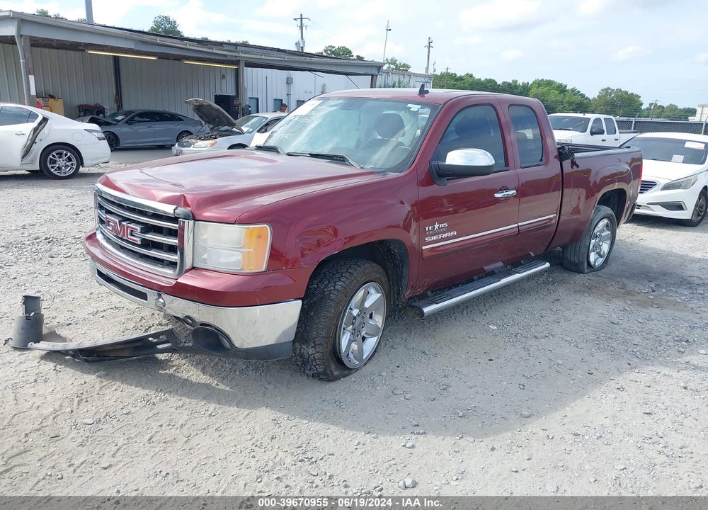 2013 GMC SIERRA 1500 SLE VIN: 1GTR1VE07DZ280351