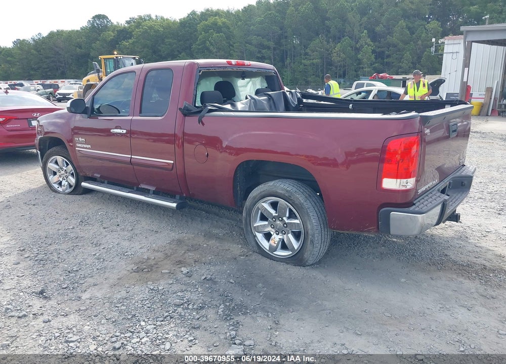2013 GMC SIERRA 1500 SLE VIN: 1GTR1VE07DZ280351