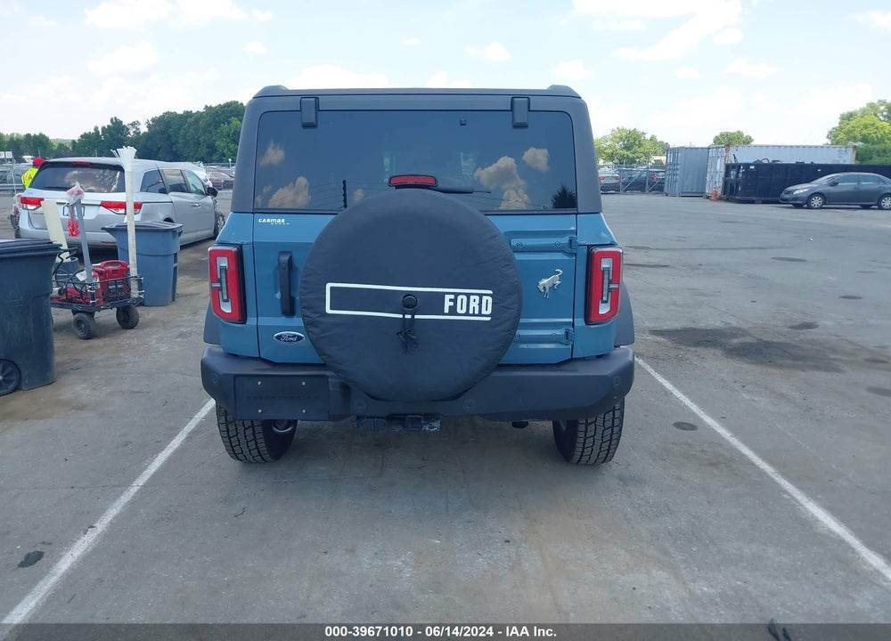 2022 FORD BRONCO BIG BEND VIN: 1FMDE5BH8NLB58350