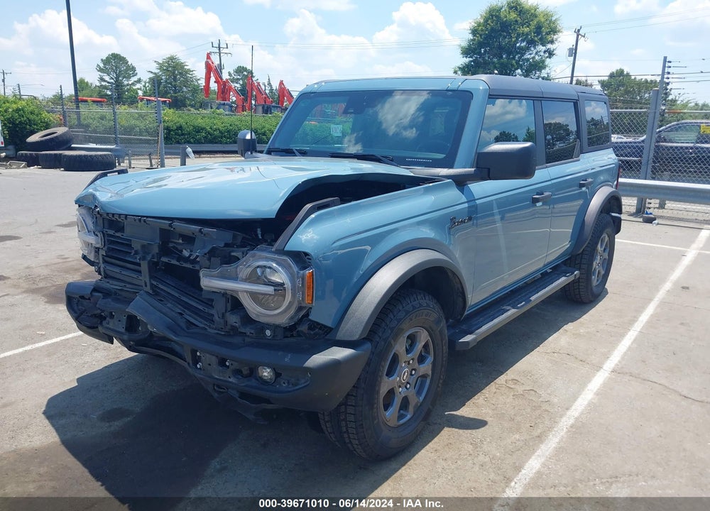 2022 FORD BRONCO BIG BEND VIN: 1FMDE5BH8NLB58350
