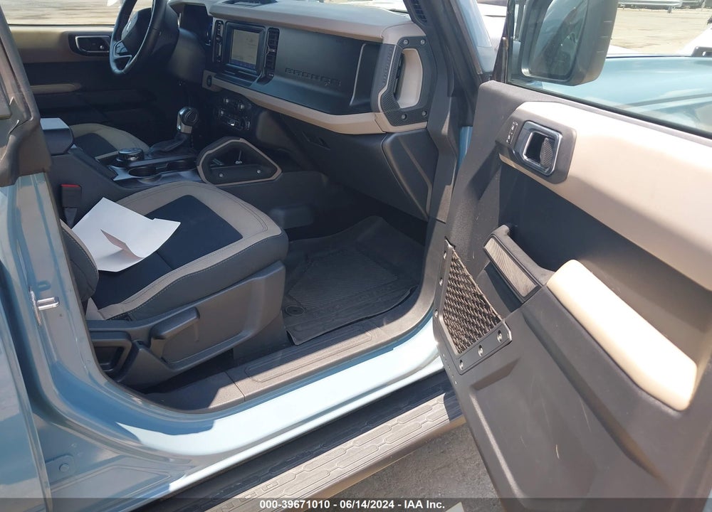 2022 FORD BRONCO BIG BEND VIN: 1FMDE5BH8NLB58350