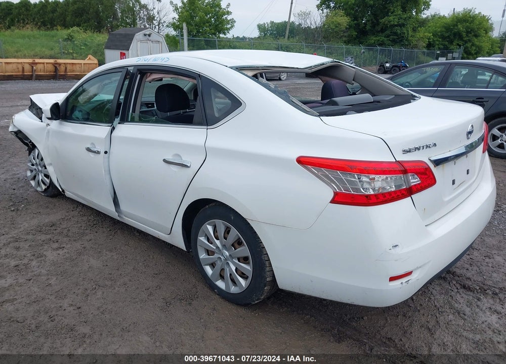2015 NISSAN SENTRA FE+ S/S/SL/SR/SV VIN: 3N1AB7AP7FY252848